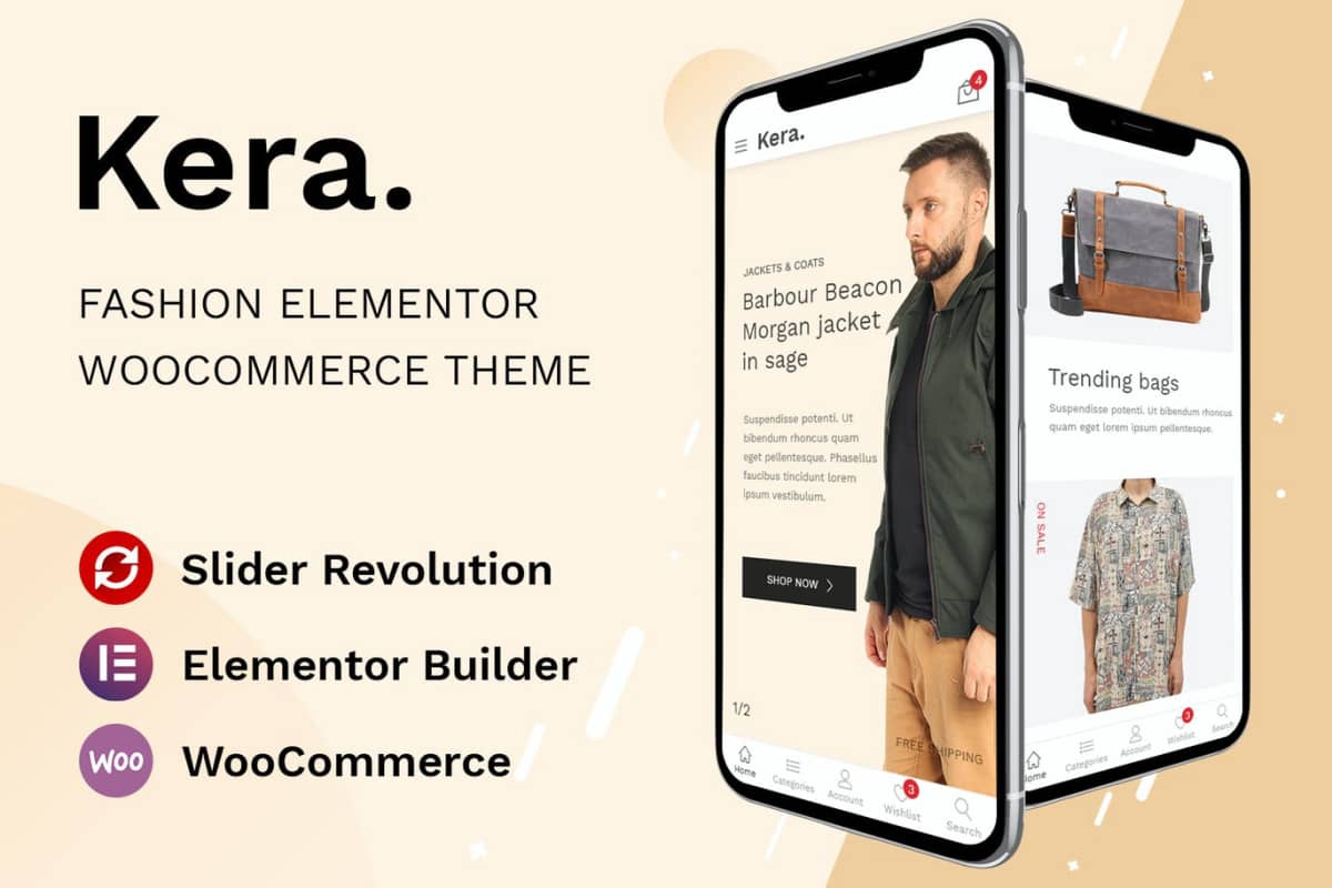 Kera 服装WooCommerce 主题